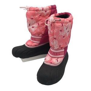Sorel Cub Pink Winter Snow Moisture Wicking Boots size 6